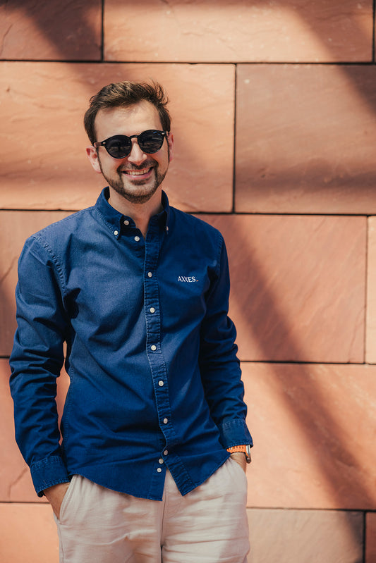 Casual Twill Shirt_Blue