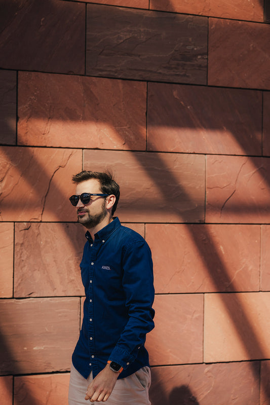 Casual Twill Shirt_Blue